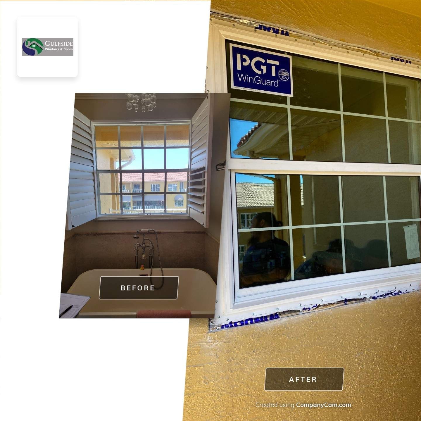 PGT WinGuard Bathroom Window
