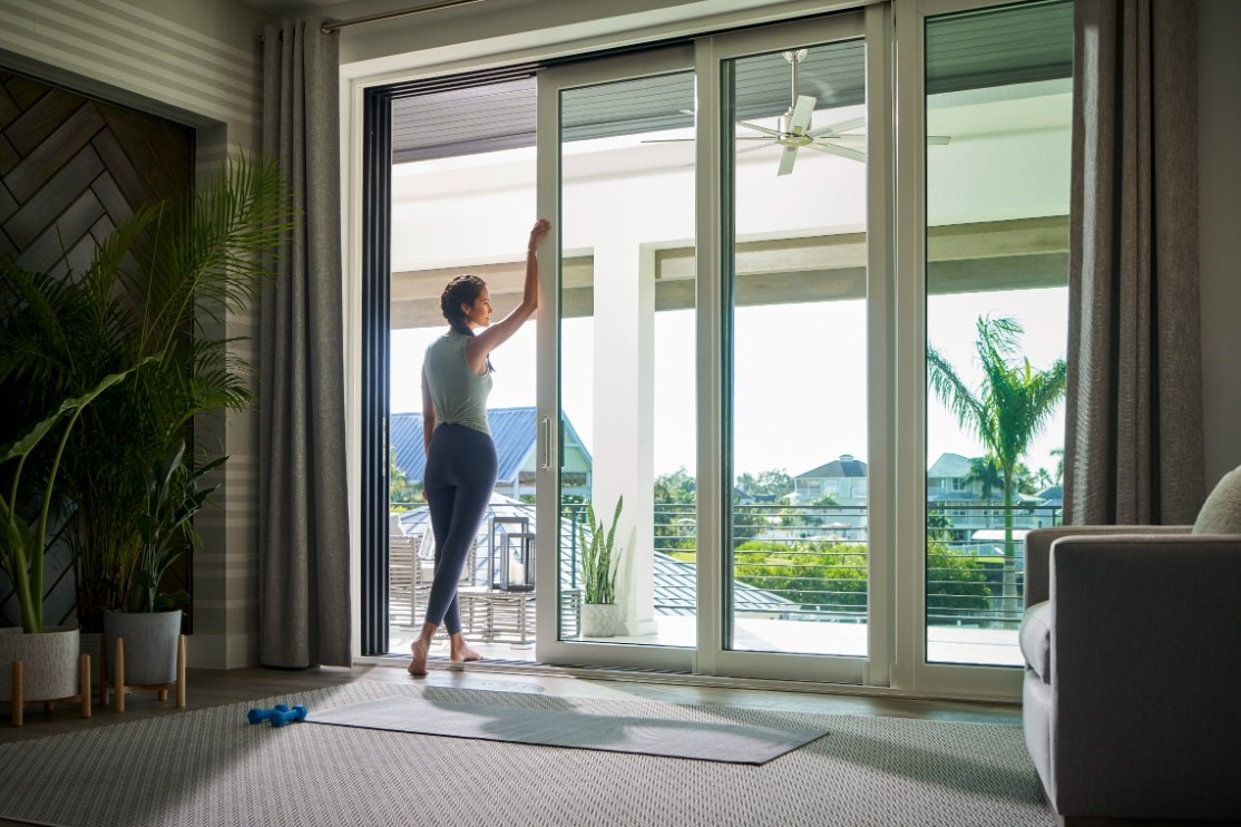 Sliding Glass Door — Interior View
