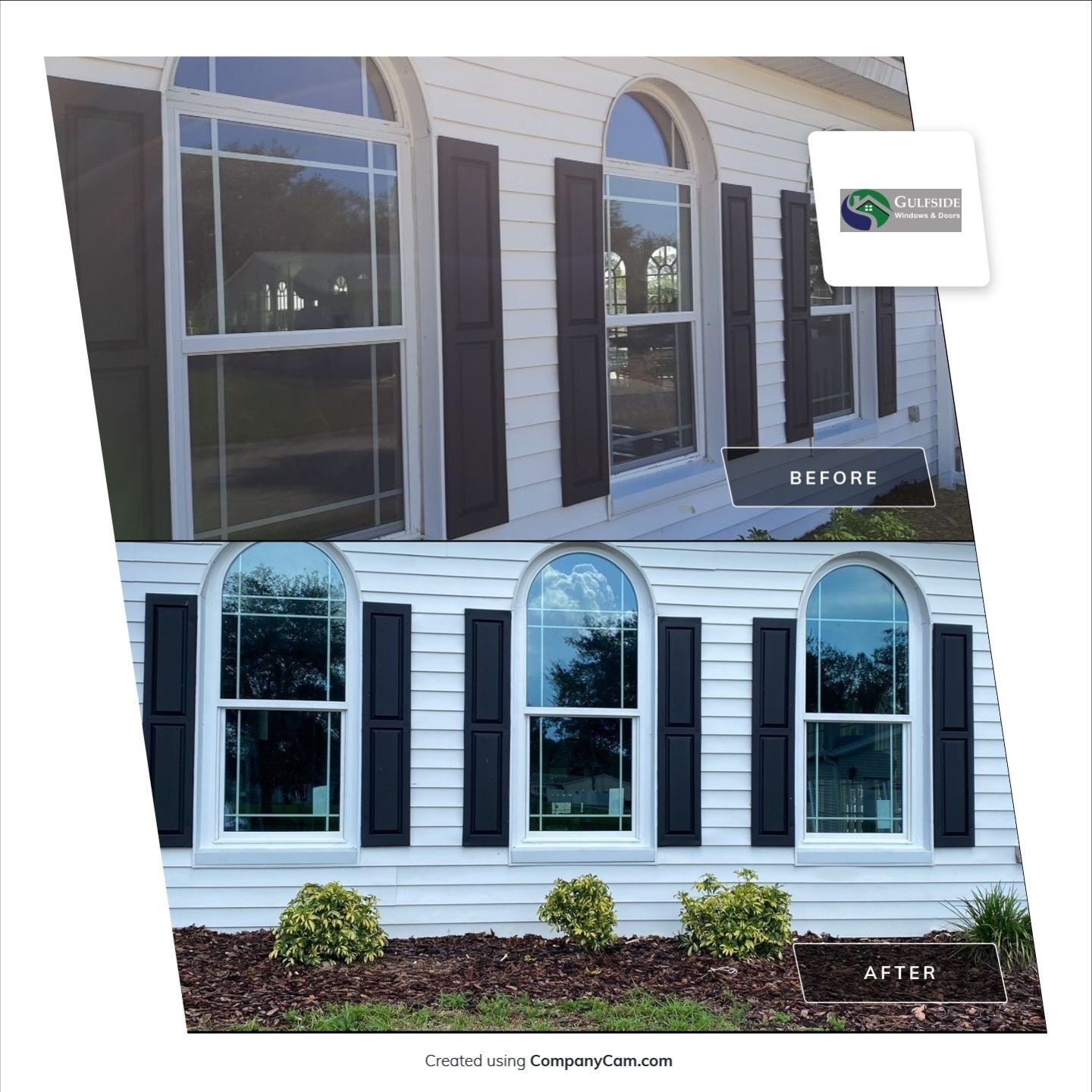 Sliding glass door installation Florida home